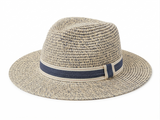 Women's Paper Straw Hat Fedora Panama Wide Brim