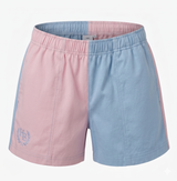 Hazy Blue Nelson Unisex Colour Block Shorts