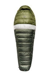 Sierra Designs Get Down 20°F (-7°C) 550-Fill DriDown Sleeping Bag - Regular - Green/White