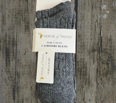 House of Tweed Pure Luxury Cashmere Socks | 2 Pairs / UK 4-8 - Just £12.99! Shop now at Warwickshire Clothing. 