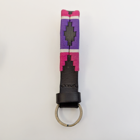 Hazy Blue Leather Loop Polo Key Rings - Just £5.99! Shop now at Warwickshire Clothing. 