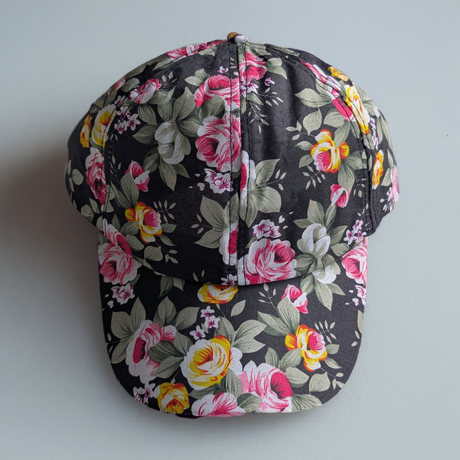 Hazy Blue Summer Breeze Floral Cap - Adjustable Velcro Back - Just £9.99! Shop now at Warwickshire Clothing. 