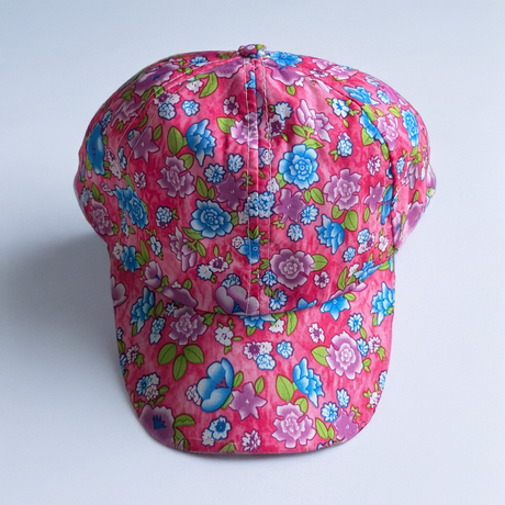 Hazy Blue Summer Breeze Floral Cap - Adjustable Velcro Back - Just £9.99! Shop now at Warwickshire Clothing. 