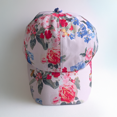 Hazy Blue Summer Breeze Floral Cap - Adjustable Velcro Back - Just £9.99! Shop now at Warwickshire Clothing. 