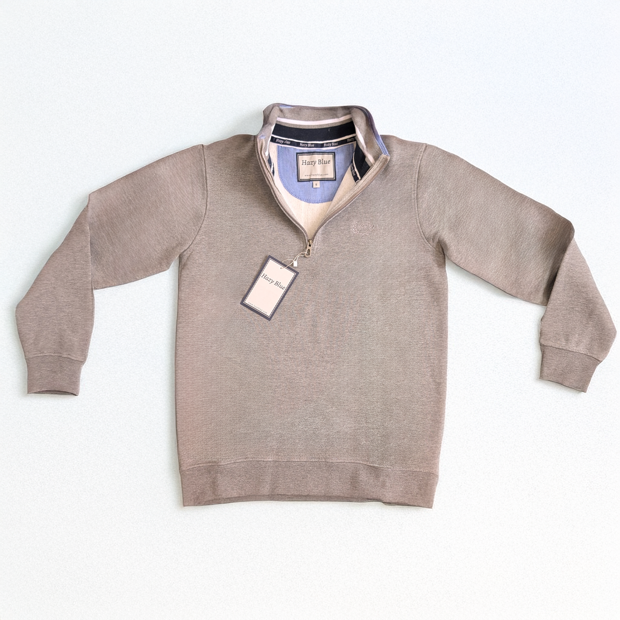 Hazy Blue Hanbury Countrywear Classic Sweatshirt - Just £34.99! Shop now at Warwickshire Clothing. 