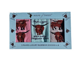 House of Tweed Luxury Ladies Bamboo Gift Novelty Socks - Just $12.99! Shop now at Warwickshire Clothing. Free Dellivery.