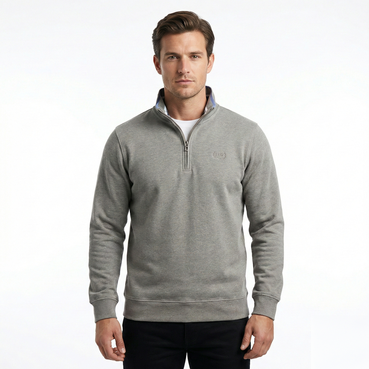 Hazy Blue Hanbury Countrywear Classic Sweatshirt