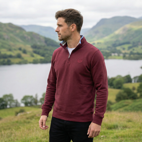 Hazy Blue Hanbury Countrywear Classic Sweatshirt