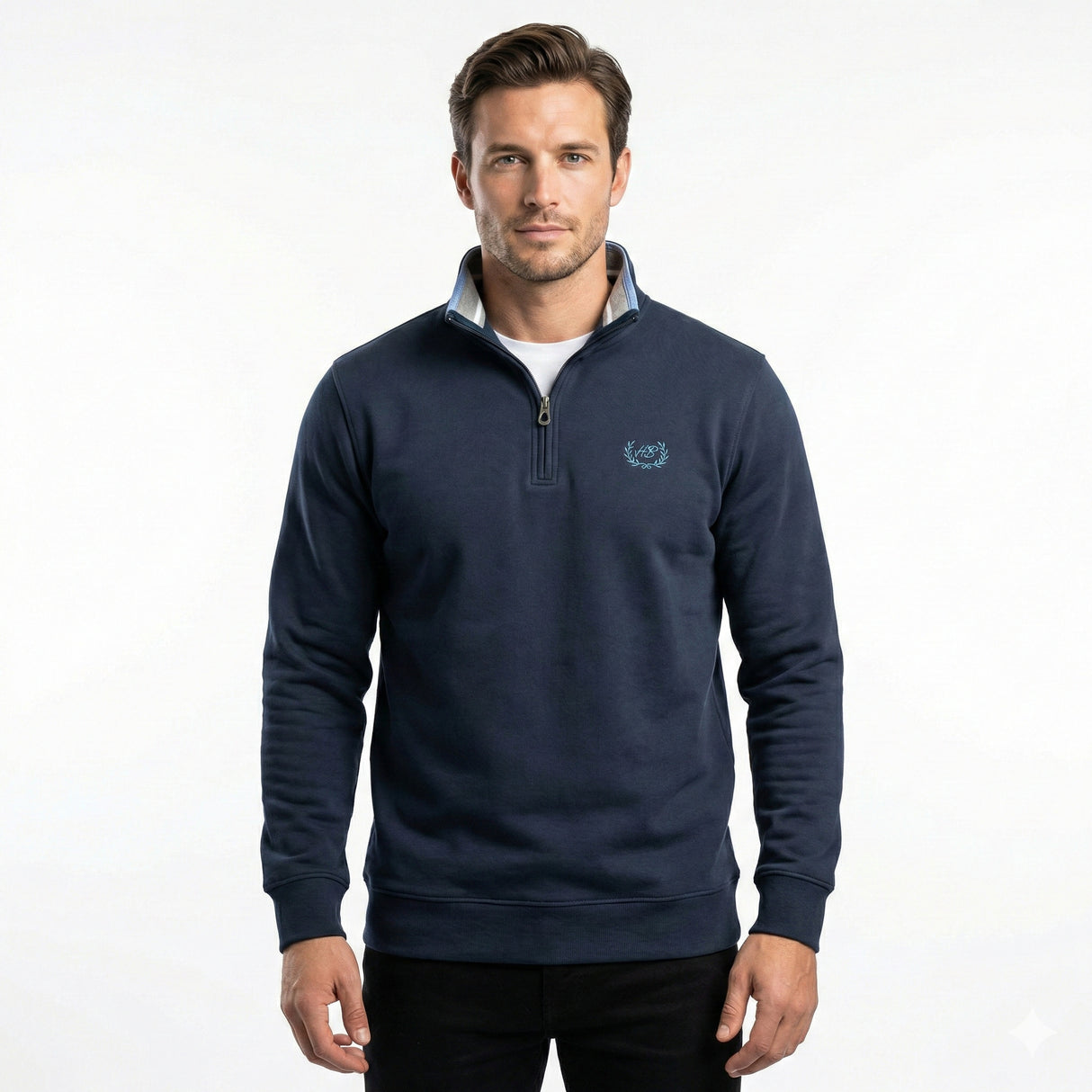 Hazy Blue Hanbury Countrywear Classic Sweatshirt