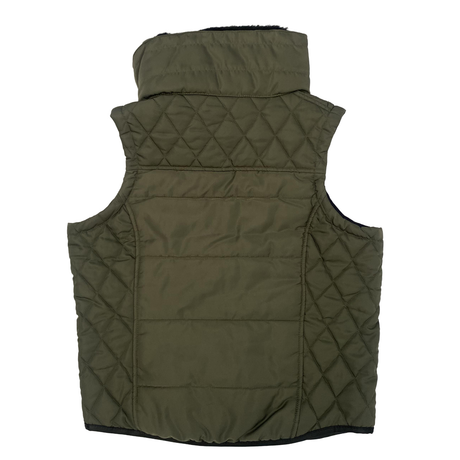 Hazy Blue Womens Anusha Quilted Gilet with Faux Fur Collar - Just £24.99! Shop now at Warwickshire Clothing. 