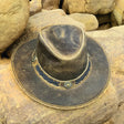 Childrens Kids Real Leather Australian Western Cowboy Tan Crazy Horse Bush Hat - Troy - Just $16.99! Shop now at Warwickshire Clothing. Free Dellivery.