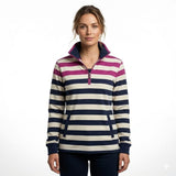 Hazy Blue Womens  Pullover Sweatshirts - Jenna