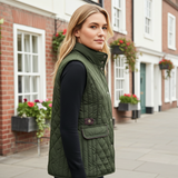 Hazy Blue Joanne Quilted Gilet