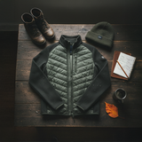 Hazy Blue Kendal Jacket with Fleece Collar