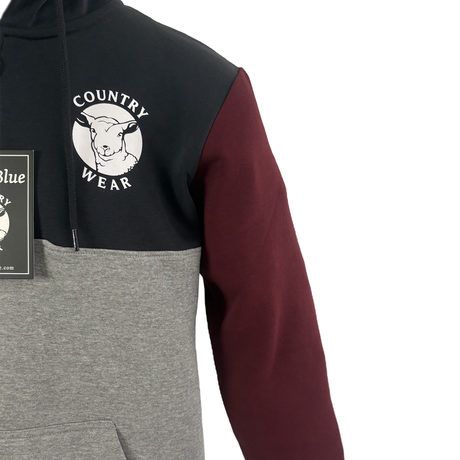 Hazy Blue Keswick Quarter Zip Hoody with Country Wear Sheep Logo - Just £34.99! Shop now at Warwickshire Clothing. 
