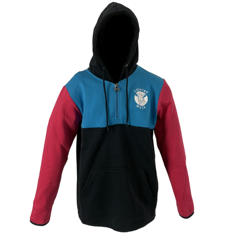 Hazy Blue Keswick Quarter Zip Hoody with Country Wear Sheep Logo - Just £34.99! Shop now at Warwickshire Clothing. 
