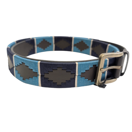 Hazy Blue Brown Leather Polo Belts: Equestrian Style & Everyday Elegance - Just £24.99! Shop now at Warwickshire Clothing. 