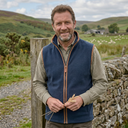 Hazy Blue Mens Fleece Waistcoat Gilet Bodywarmer - Bentley