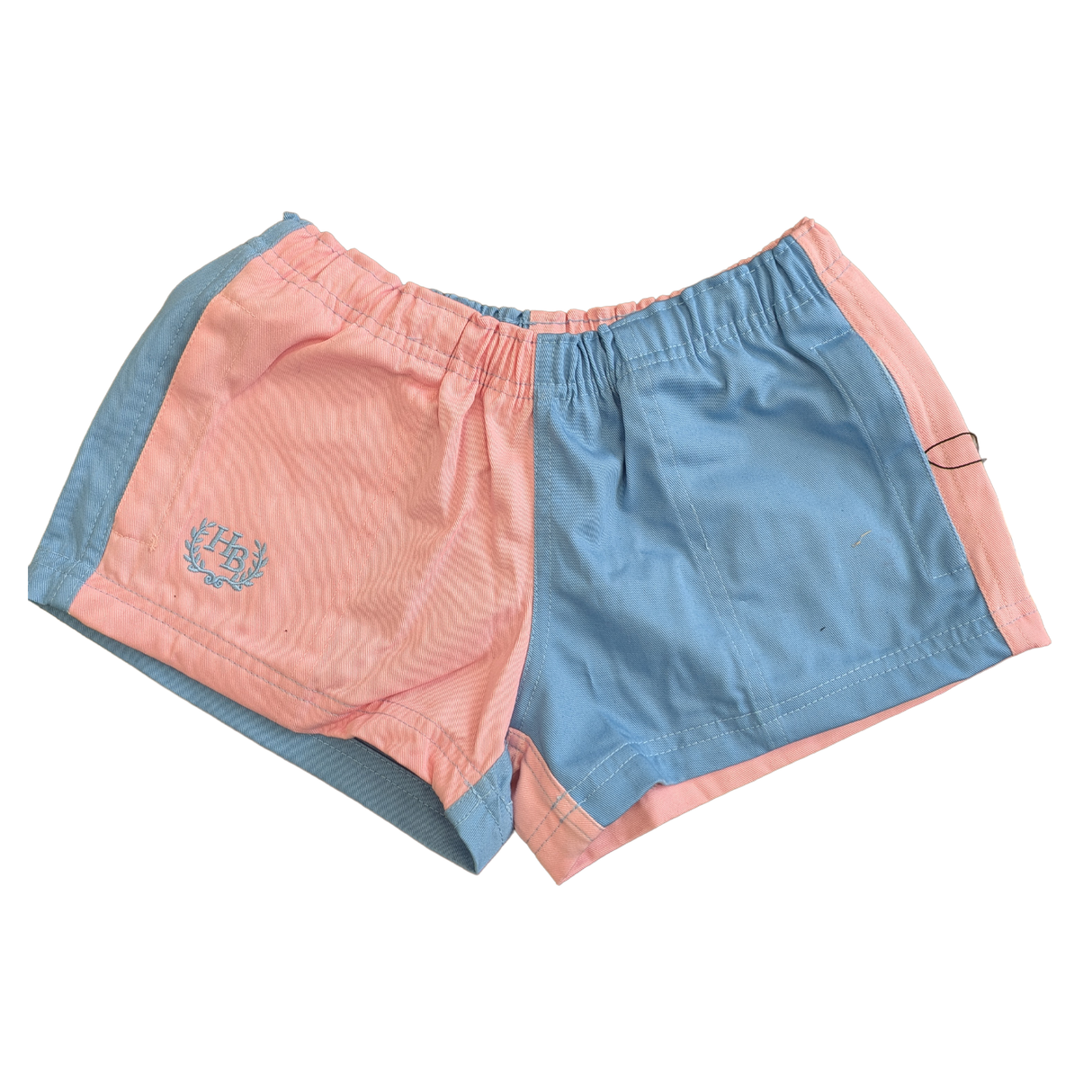 Hazy Blue Harper Colour Block Kids Shorts - Unisex Sports & Leisure