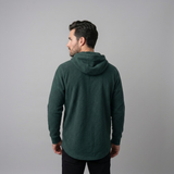 Hazy Blue Isaac Men's Quarter-Zip Fleece Smock