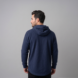 Hazy Blue Isaac Men's Quarter-Zip Fleece Smock