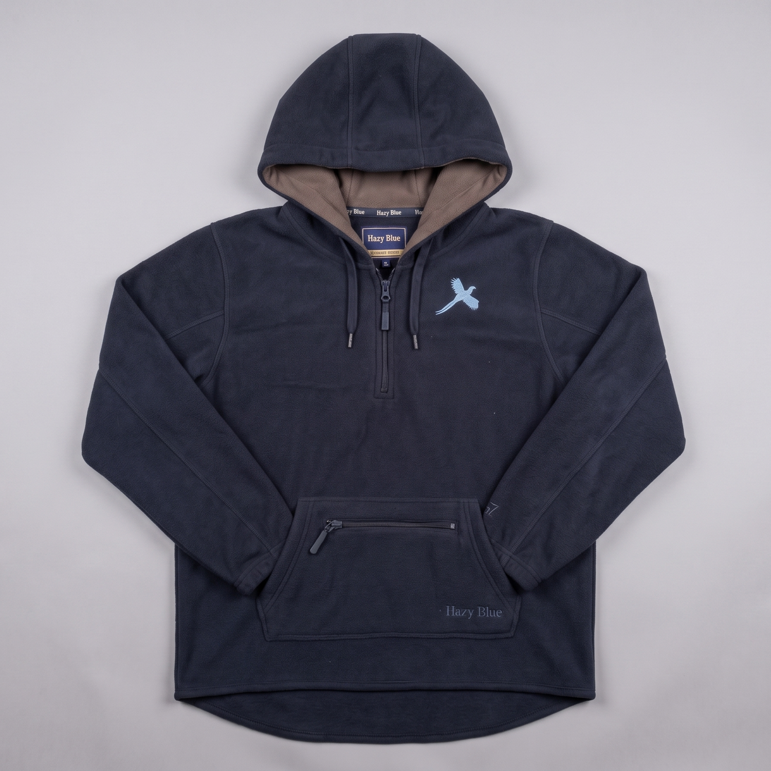 Hazy Blue Kids Half Zip Pullover Hoodie Fleece - Louie