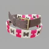 Hazy Blue Brown Leather Polo Belts: Equestrian Style & Everyday Elegance - Mason