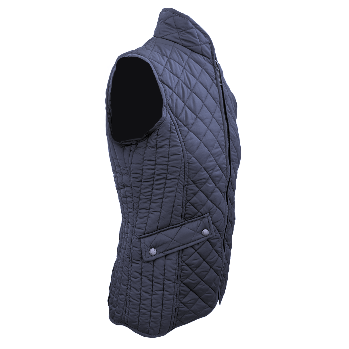 Hazy Blue Tanya Quilted Gilet: Classic Comfort, Modern Style