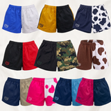 Hazy Blue Nelson - Unisex Coloured Block Shorts