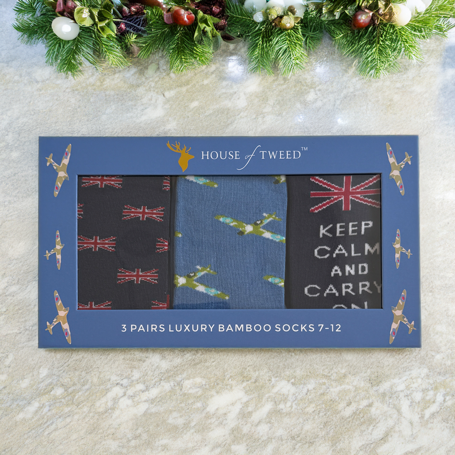 Mens House Of Tweed Luxury Premium Bamboo Sizes 7 to 12 Novelty Socks - Just £14.99! Shop now at Warwickshire Clothing. 