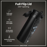 NFL x ION8 Insulated Steel Water Bottle, NFL Lions, 750ml (24oz)