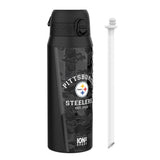 NFL x ION8 Insulated Steel Water Bottle, NFL Steelers, 750ml (24oz)