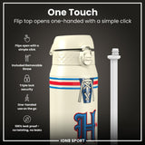 NFL x ION8 Insulated Steel Water Bottle, NFL Texans, 750ml (24oz)
