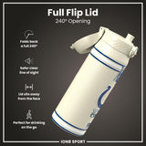 NFL x ION8 Insulated Steel Water Bottle, NFL Colts, 750ml (24oz)