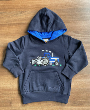 Hazy Blue "Farm Life" Kids' Tractor and Animals Hoodie Ricky - Just £14.99! Shop now at Warwickshire Clothing. 