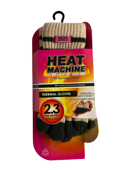 Heat Machine Ladies Thermal Insulated Gloves code 3066 - One Size - Just $5.49! Shop now at Warwickshire Clothing. Free Dellivery.