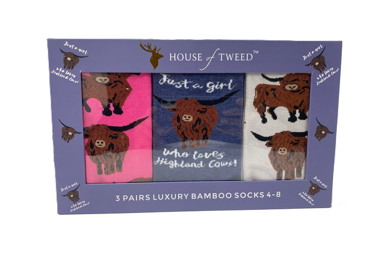 House of Tweed Luxury Ladies Bamboo Gift Novelty Socks - Just £14.99! Shop now at Warwickshire Clothing. 