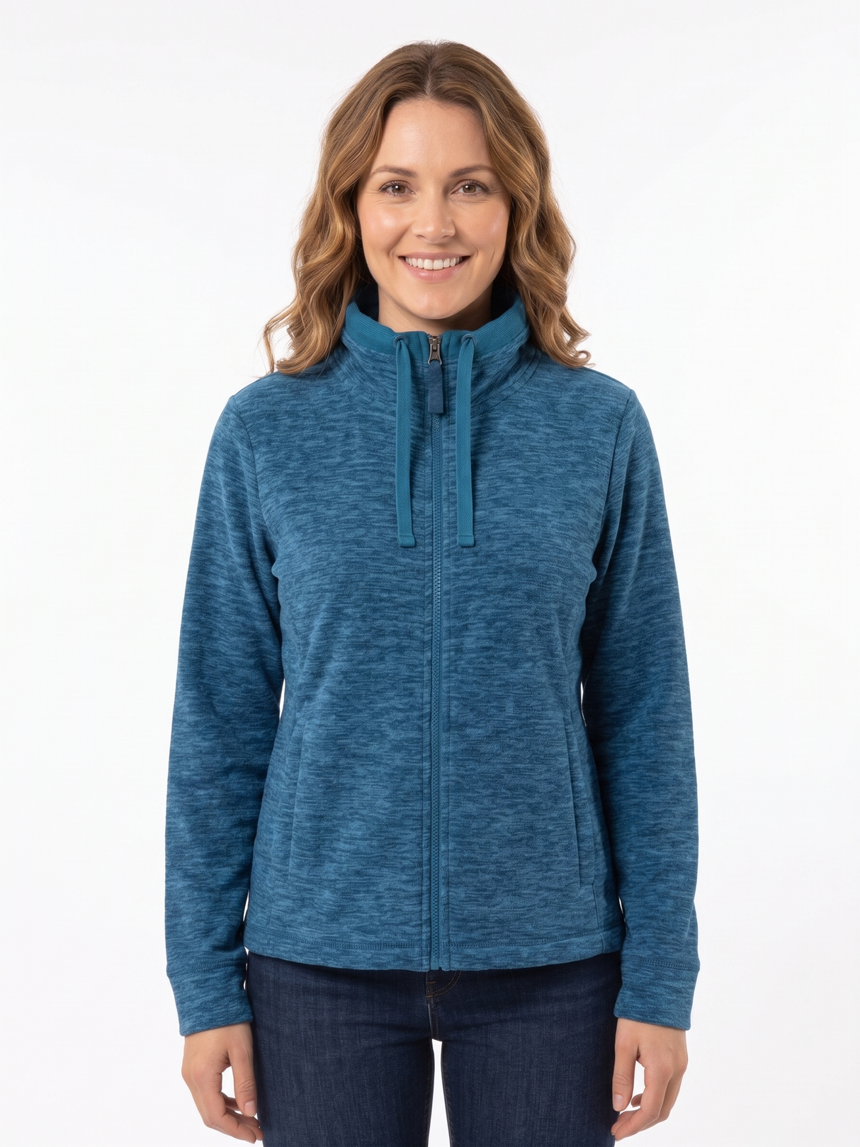 Hazy Blue Hannah Womens Full Zip Fleece