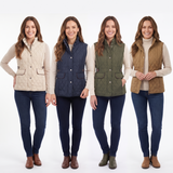 Hazy Blue Joanne Quilted Gilet