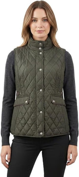 Hazy Blue Joanne Quilted Gilet