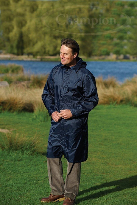 Champion Unisex Storm Waterproof Breathable Knee Long Coat - Just £28.99! Shop now at Warwickshire Clothing. 