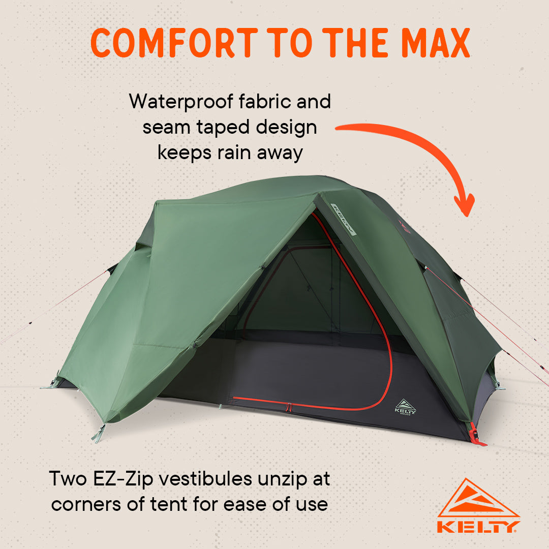Kelty Wireless 8 Person Tent - Dill/Black Forest