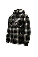Hazy Blue Logan Fleece Lined Lumberjack Shirt Jacket