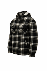 Hazy Blue Logan Fleece Lined Lumberjack Shirt Jacket