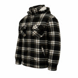 Hazy Blue Logan Fleece Lined Lumberjack Shirt Jacket