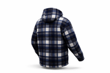 Hazy Blue Logan Fleece Lined Lumberjack Shirt Jacket
