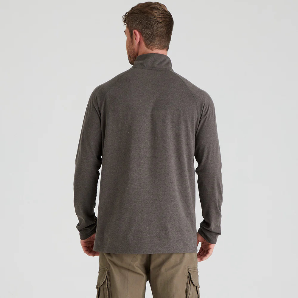 Ridgeline Men's Baseline Pull-on Zip Top