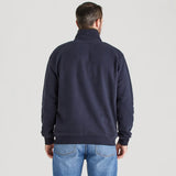 Men's Brancaster 1/4 Zip Top Smokey Olive