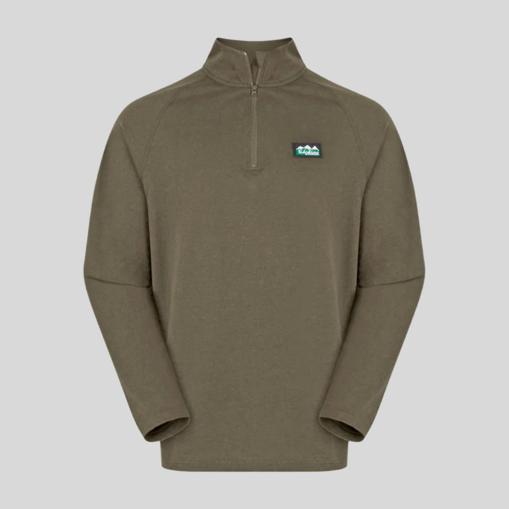 Ridgeline Men's Baseline Pull-on Zip Top