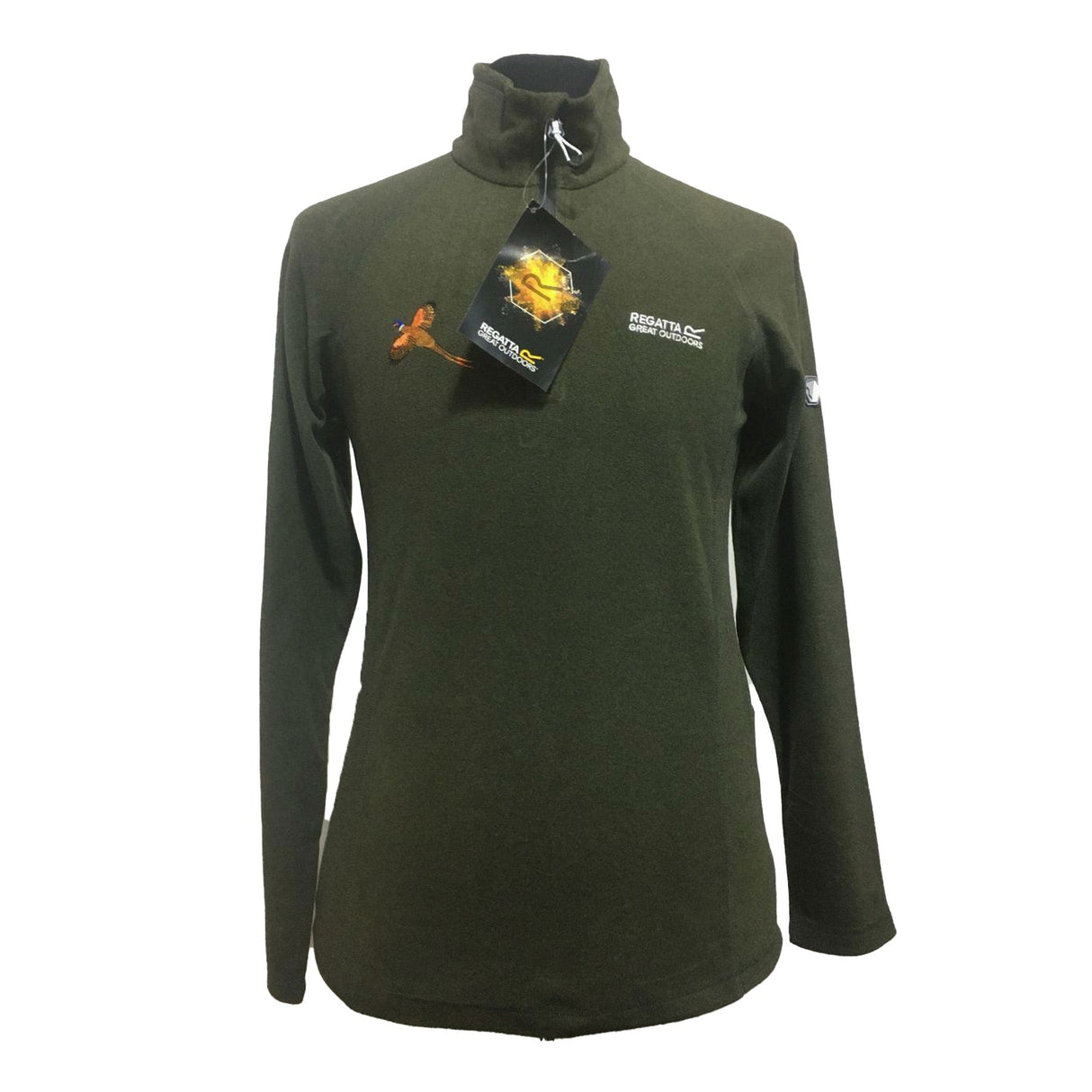Regatta Mens Montes Pheasant Shooting Fleece Half Zip Country Sweater - Premium clothing from Regatta - Just $19.99! Shop now at Warwickshire Clothing